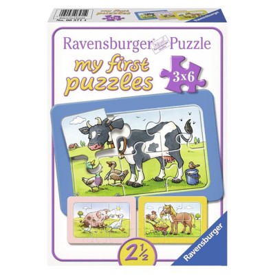 Puzzle Ravensburger, Animale Prieteni, 18 Piese