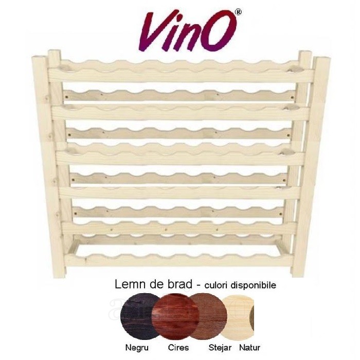 Raft lemn 48 sticle (6x8), Rustic