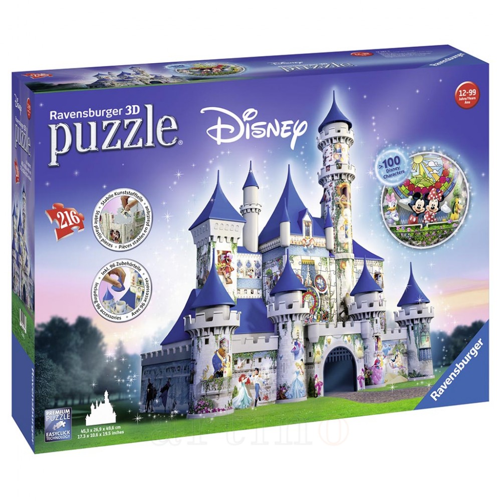 Puzzle 3D Castelul Disney, 216 Piese, Ravensburger