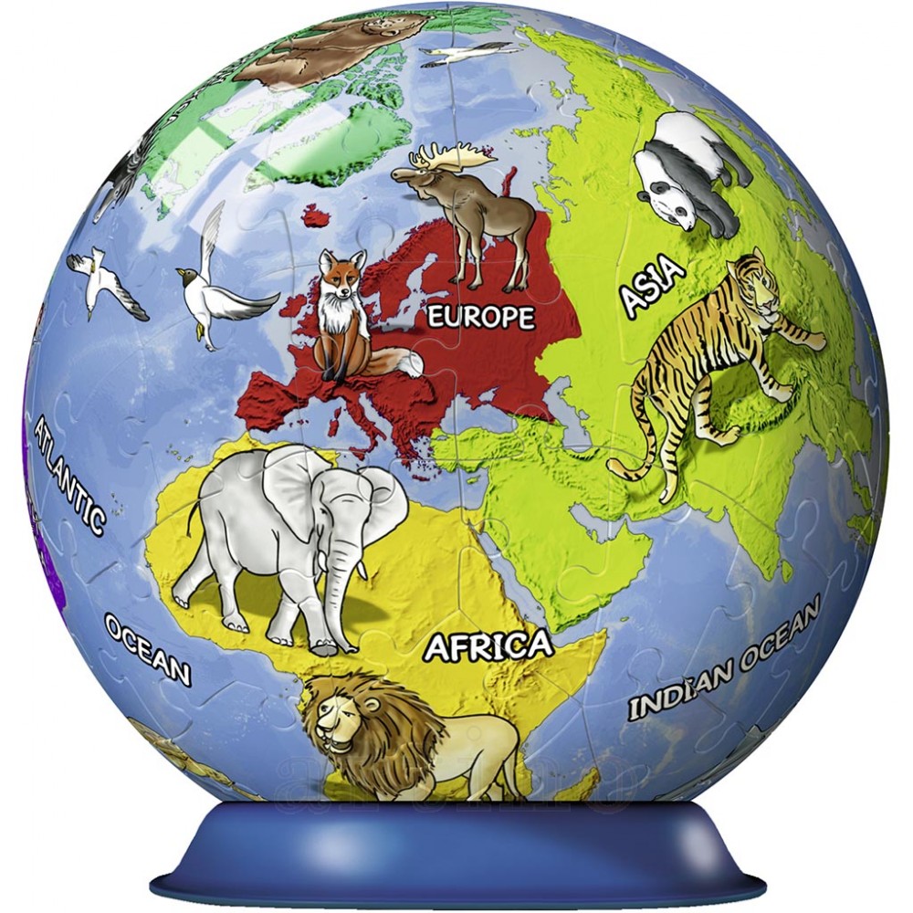 Puzzle 3D Glob, 72 Piese, Ravensburger