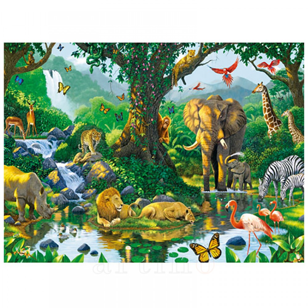 Puzzle Jungla, 500 Piese, Ravensburger 