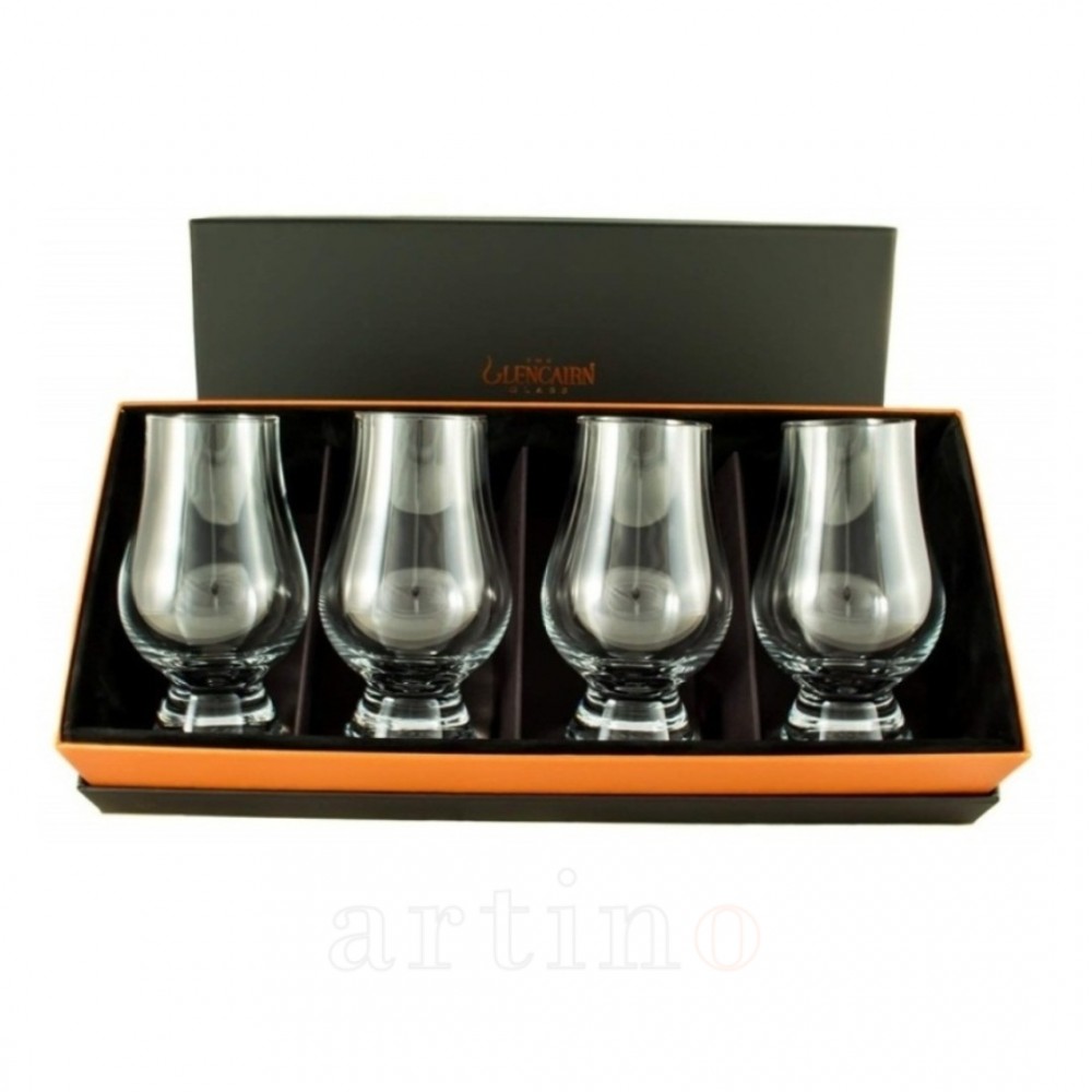 Set 4 pahare whisky Glencairn cristal + GiftBox 