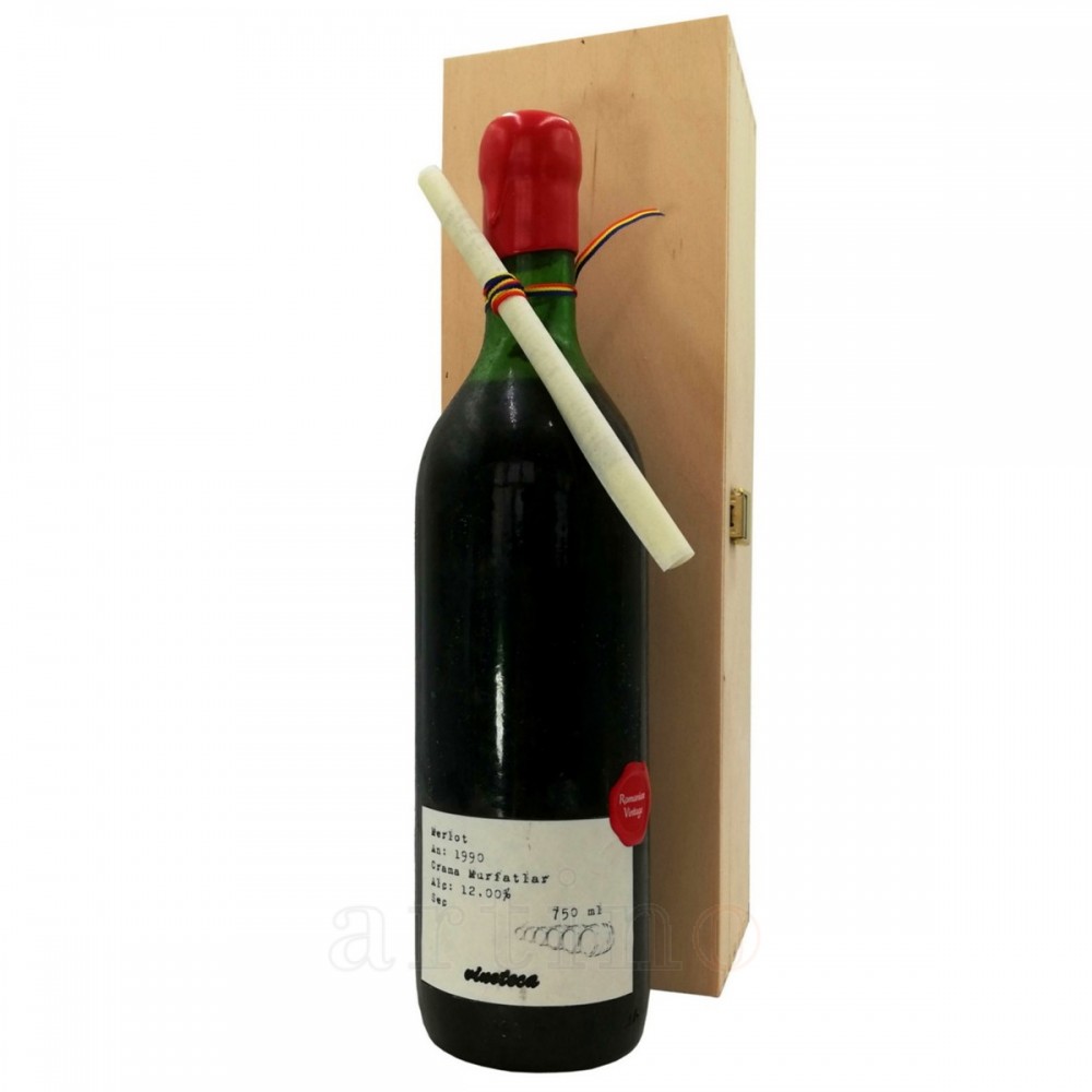 Vin colectie 1990 Merlot Murfatlar 