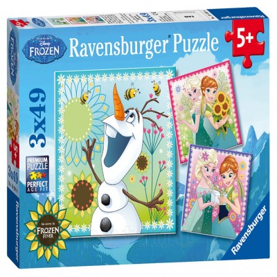 Puzzle Frozen, 3X49 Piese, Ravensburger